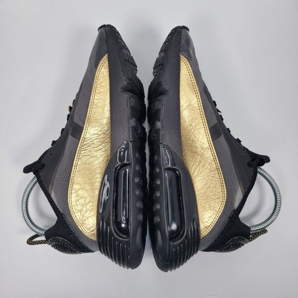 Nike Air Max 2090 Men's Black Metallic Gold Athletic Shoes DC2191-001 US Size 8 - Picture 6 of 8